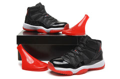 Air Jordan 11 Retro High Black Red Basketball Sneakers