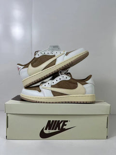 Travis Scott x Air Jordan 1 Low Reverse Mocha Pink DM7866-106