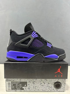 Jordan Air Jordan 4 Retro Black Blue Sneakers CT8527-018