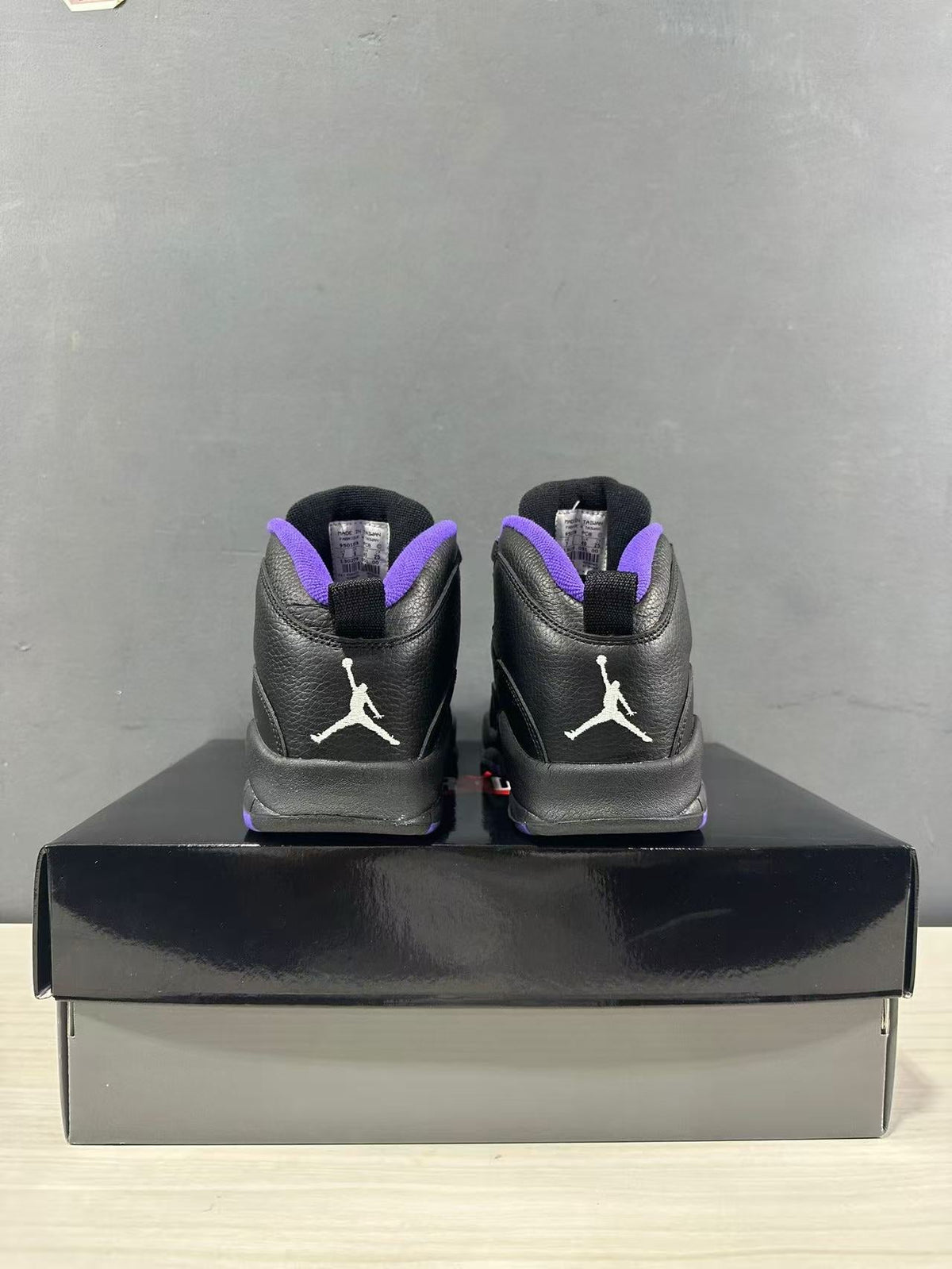 Jordan Air Jordan 10 High-Top Sneakers Black Purple 130209-051