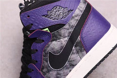 Jordan 1 Zoom Air CMFT Bayou Boys Black Purple DC2133-500