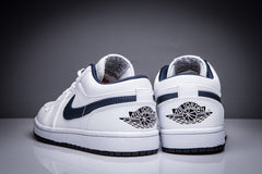 Jordan Air Jordan 1 Low White and Black Sneakers