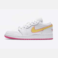 Nike CV4610-100 Low-Top Sneakers White Pink Yellow
