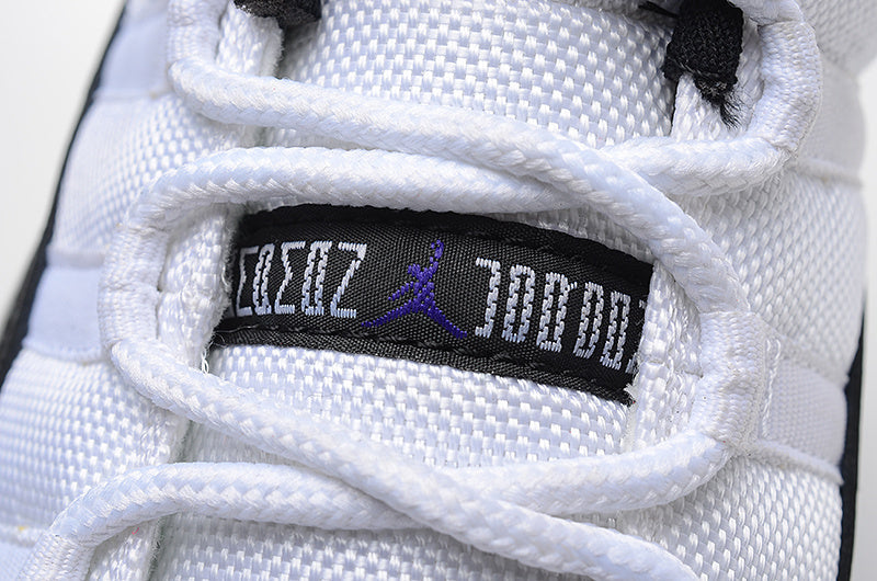 Air Jordan 11 Low White Black Basketball Sneakers