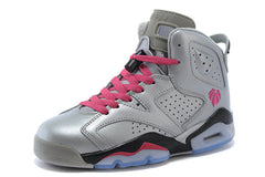Jordan Air Jordan 6 High-Top Sneakers Pink Gray 543390-009