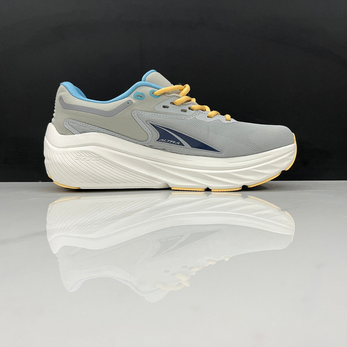 ALTRA Via Olympus Road Running Shoes, Gray Blue Yellow