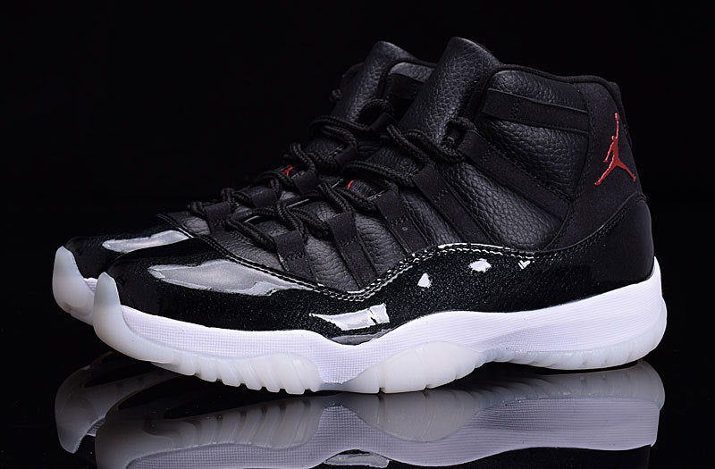 Jordan Air Jordan 11 High-Top Basketball Shoes Black White