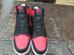 Air Jordan 1 High Black Red White Sneakers