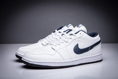 Jordan Air Jordan 1 Low White and Black Sneakers