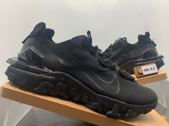 Nike React Black Grid-Textured Sneakers