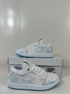 Jordan Air Jordan 1 Low Steam Puppet Sneakers White Blue FN8901-164