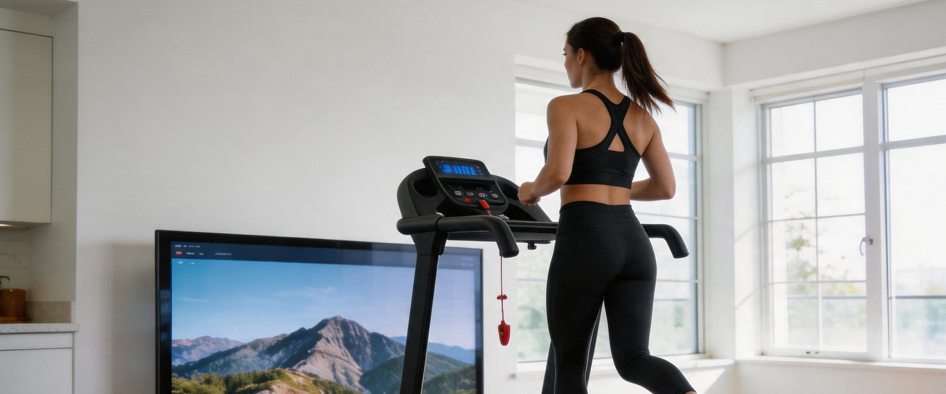 Treadmill in a premium training room