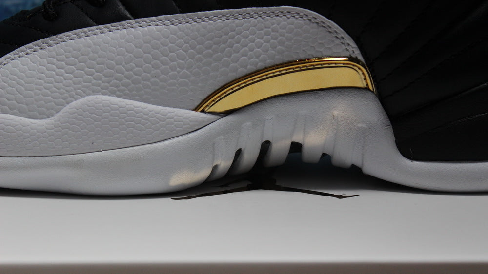 Jordan Air Jordan 12 Wings Black White Gold Sneakers 848692-033