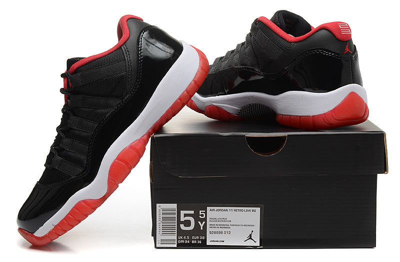 Jordan Air Jordan 11 Retro Low Black Red Sneakers