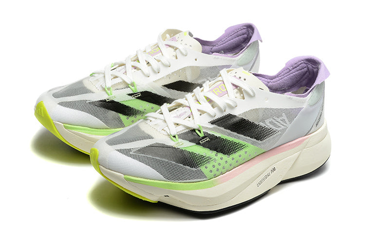 Adidas Adizero Adios Pro 3 Running Shoes White Green
