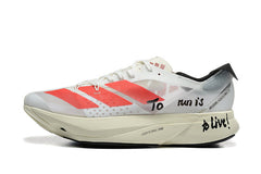 Adidas Adizero Adios Pro 3 White Red Running Shoes