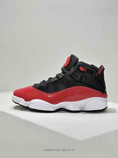 Jordan Six Rings 6-2 Black and Red Sneakers