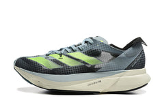 Adizero Adios Pro Running Shoes in Gray and Neon Green