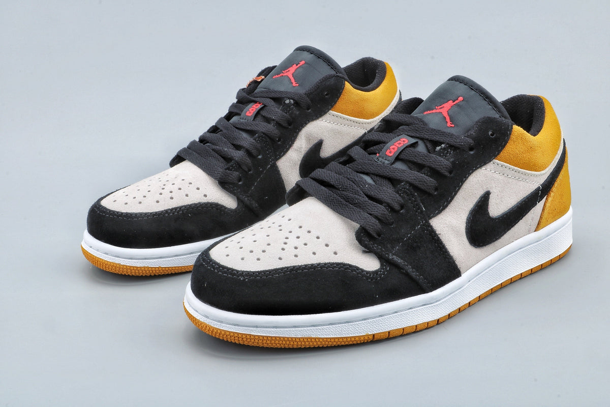 Jordan 1 Low Yellow Toe Sneakers