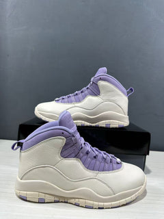 Jordan Air Jordan 10 Hydrangeas Sneakers White Purple IQ0388-101