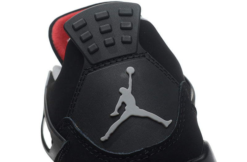 Jordan 4 Retro Black/Red Basketball Shoes