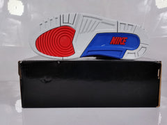 Jordan 3 Retro White Red Blue Elephant Print Sneakers