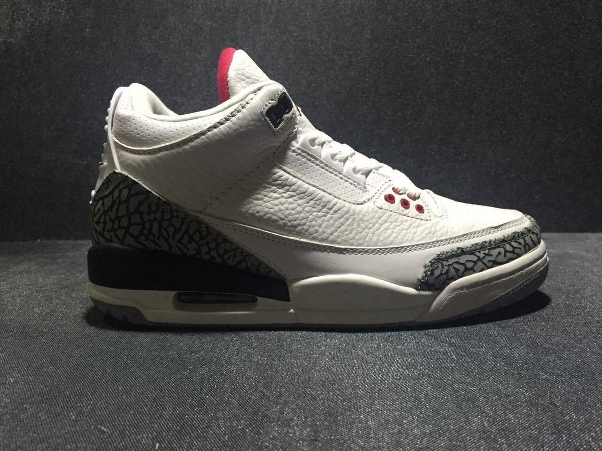 Jordan Air Jordan 3 White Cement High-Top Sneakers