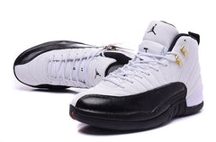 Jordan Air Jordan 12 Retro White and Black High-Top Sneakers