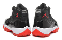 Air Jordan 11 Retro High Black Red Basketball Sneakers