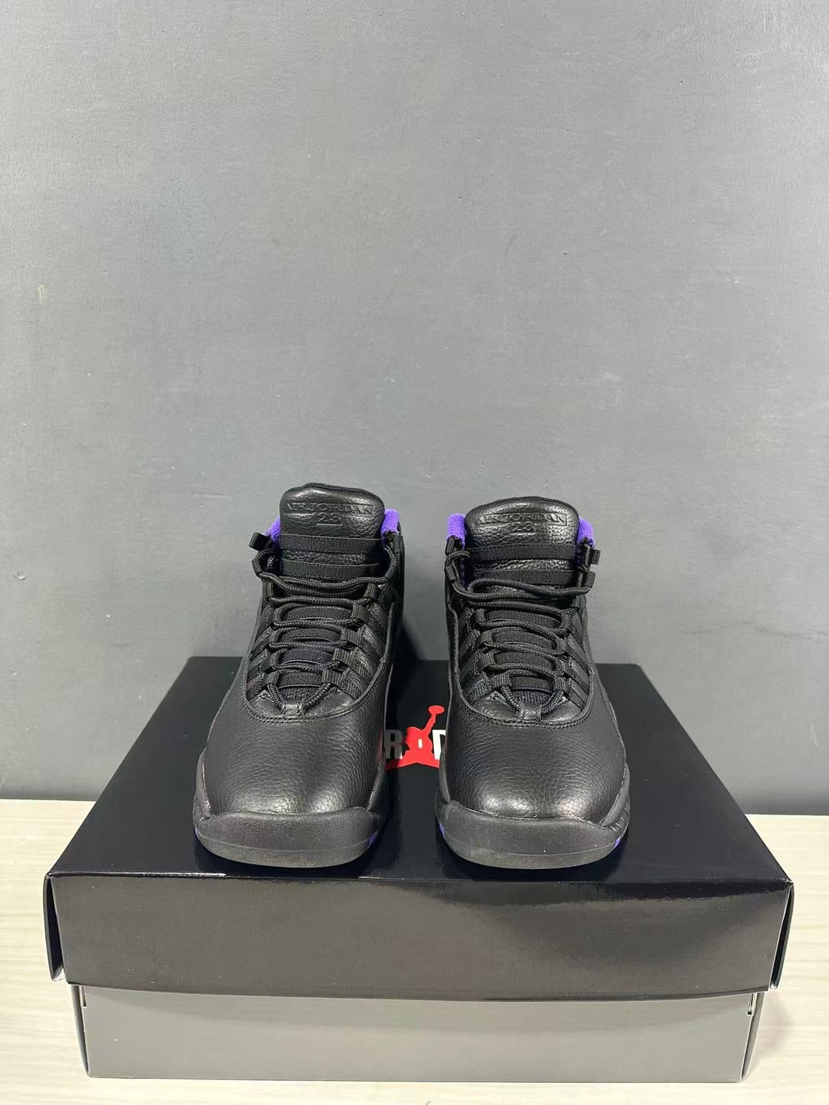 Jordan Air Jordan 10 High-Top Sneakers Black Purple 130209-051
