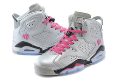 Jordan Air Jordan 6 High-Top Sneakers Pink Gray 543390-009