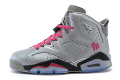 Jordan Air Jordan 6 High-Top Sneakers Pink Gray 543390-009
