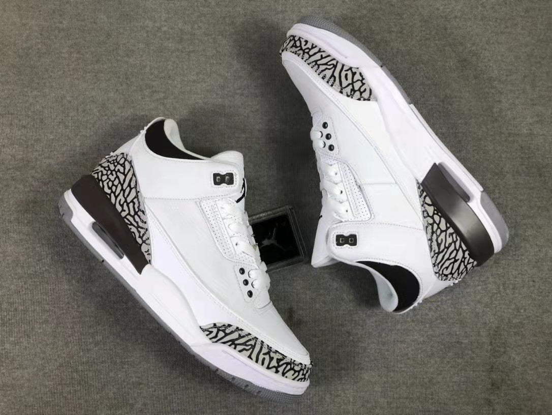 Jordan Air Jordan 3 Women's White Brown Sneakers DH3434-110