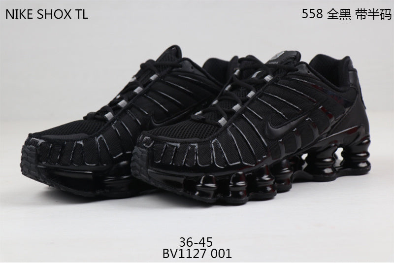 Nike Shox TL Sneakers in Black and Gold