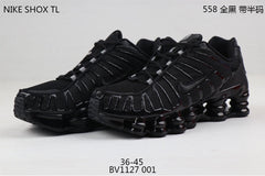 Nike Shox TL Sneakers in Black and Gold