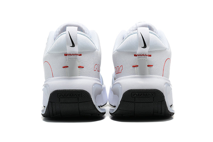 Nike Air Max White and Red Running Sneakers