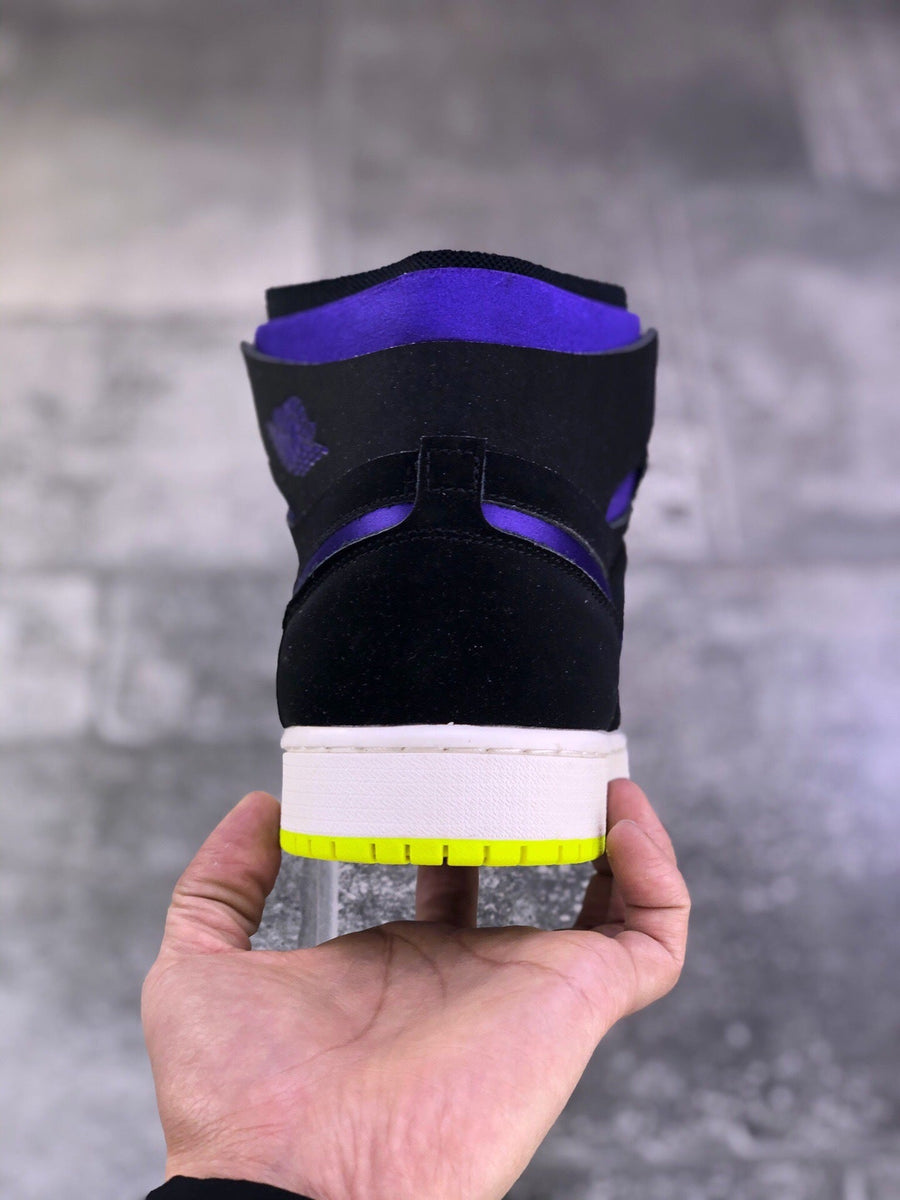 Nike Air Jordan 1 Zoom Air CMFT Lemon Venom Plum Purple