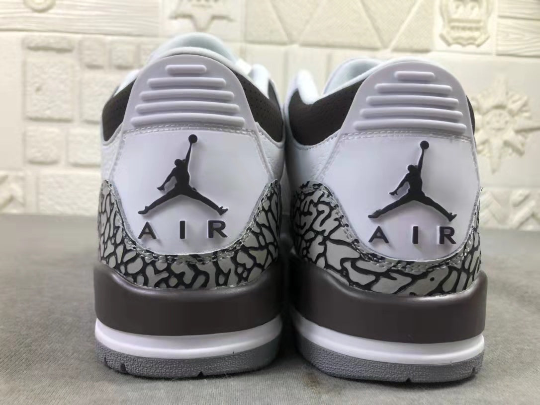 Jordan Air Jordan 3 Women's White Brown Sneakers DH3434-110