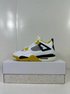 Jordan Air Jordan 4 Vivid Sulfur Sneakers White Yellow AQ9129-101