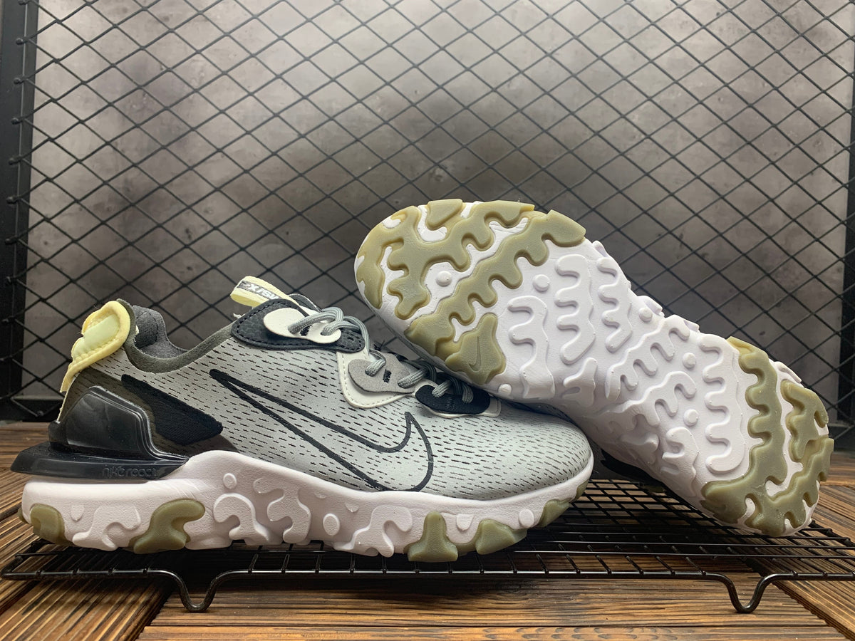Nike React Vision Sneakers in Light Grey and Black