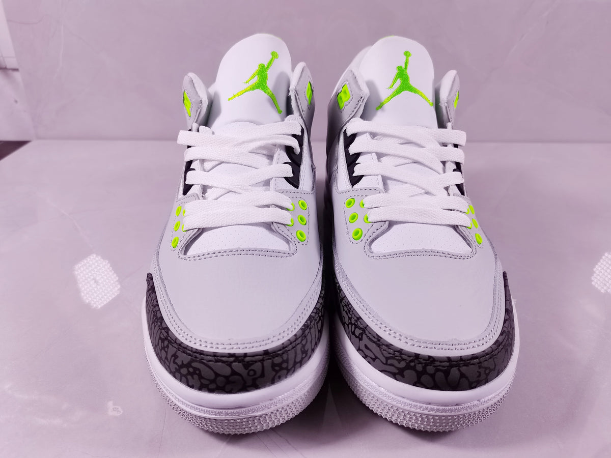 Jordan Air Jordan 3 Retro Grey Green Sneakers