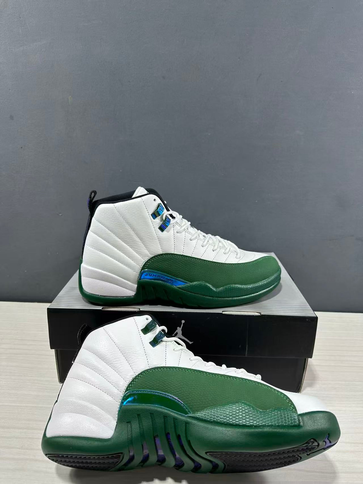 Jordan Air Jordan 12 Bucks White Green CT8013-103 Sneakers
