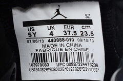 Jordan Air Jordan 5 Retro Black and Silver High-Top Sneakers