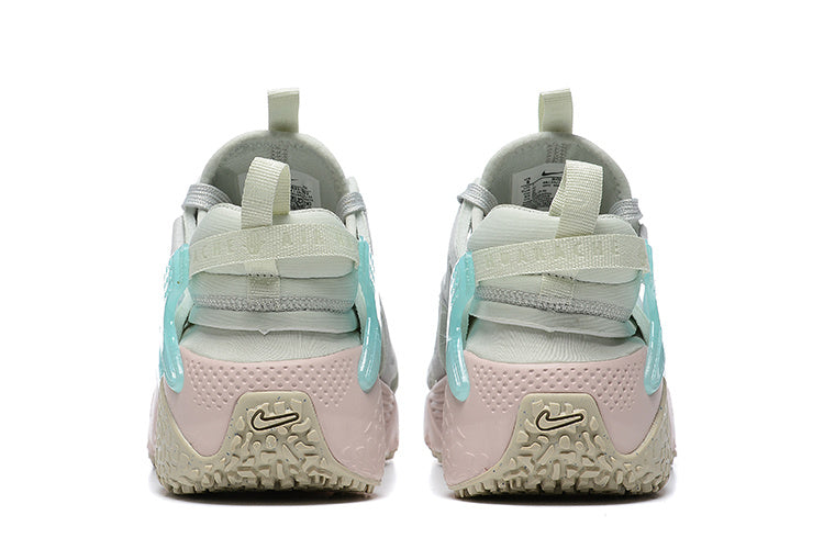 Nike Air Huarache Light Grey Pink Aqua Sneakers