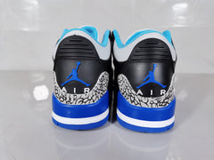Jordan 3 Retro Black Blue Elephant Print Sneakers