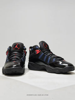 Jordan Six Rings Sneakers Black Navy Red
