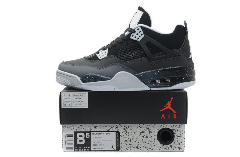 Jordan Air Jordan 4 Retro Oreo Basketball Sneakers