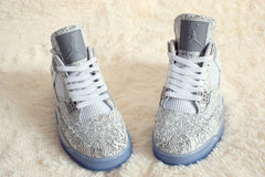 Jordan Air Jordan 4 Laser 5LAB4 White and Blue Sneakers