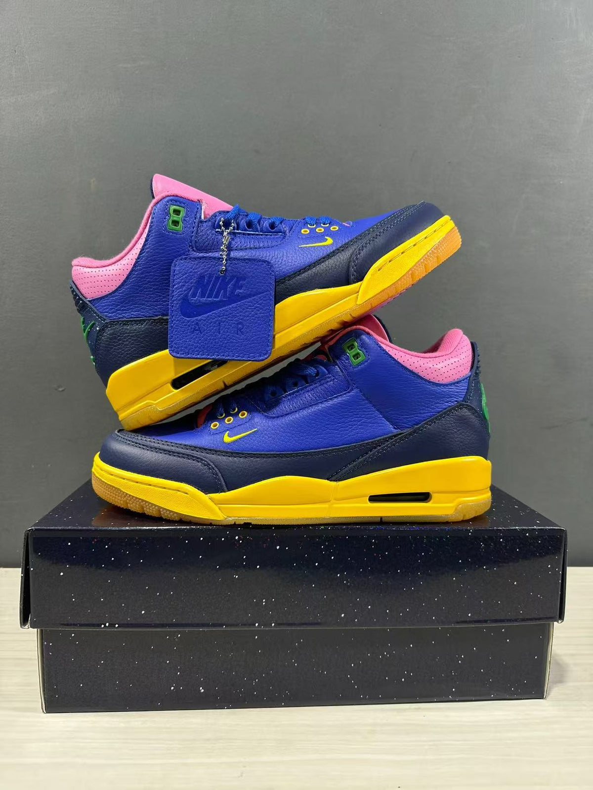 Jordan Air Jordan 3 OG Brasil Blue Pink Yellow IV4871-400