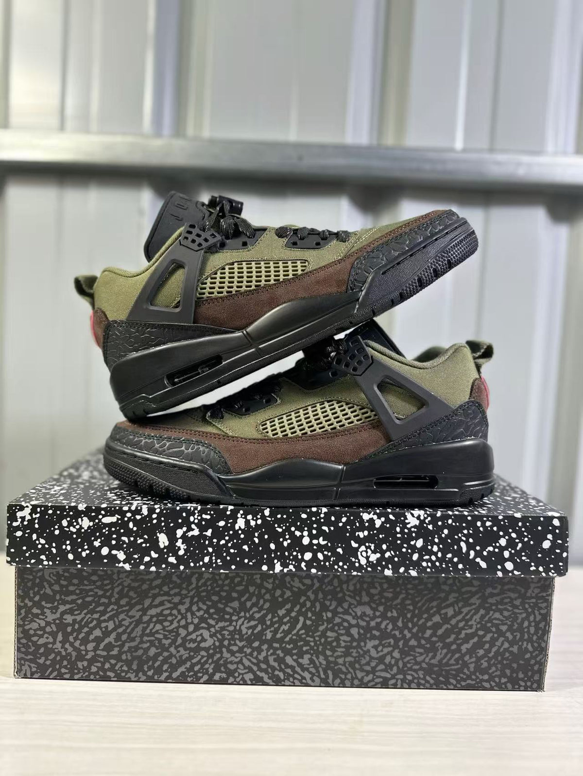 Jordan Spizike Low Sneakers Green/Black IH1782-200